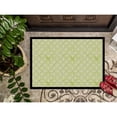 thumbnail image 3 of Gemoetric Circles on Green Watercolor Door Mat, 3 of 4