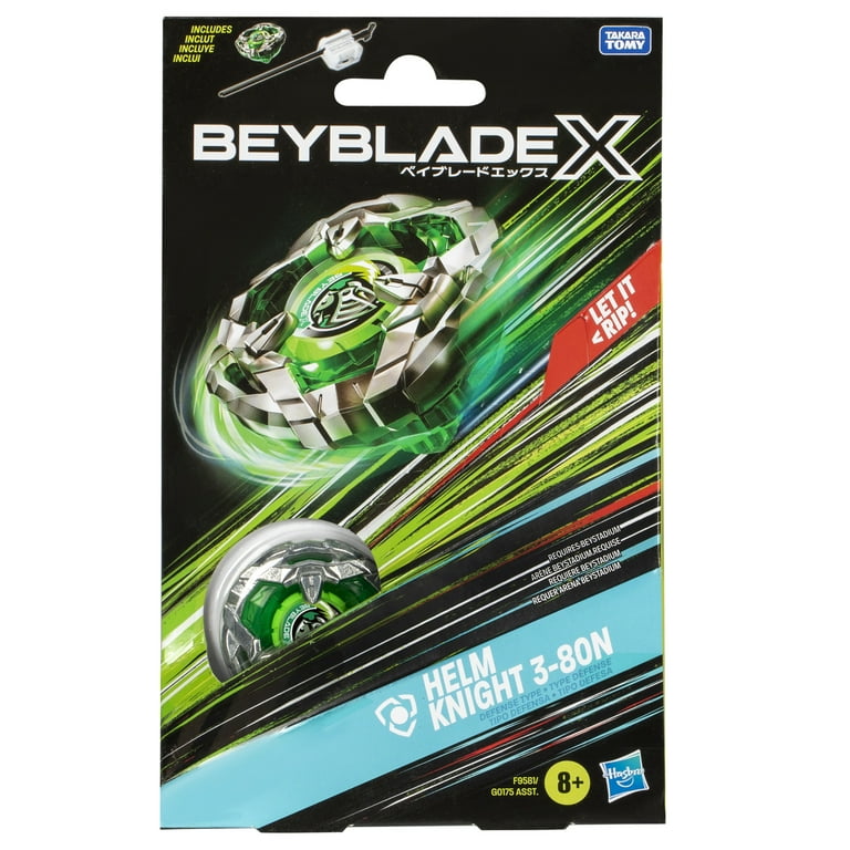 Beyblade X Helm Knight 3-80N Starter Pack Set with Defense Type