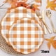 thumbnail image 1 of Platos de Papel de Calabaza de Otoño para Acción de Gracias: 25 Unidades, Desechables, con Diseño de Hojas de Arce, 23 X 23 Cm, Ideales para La Cena de Temporada y La Decoración Otoñal., 1 of 6