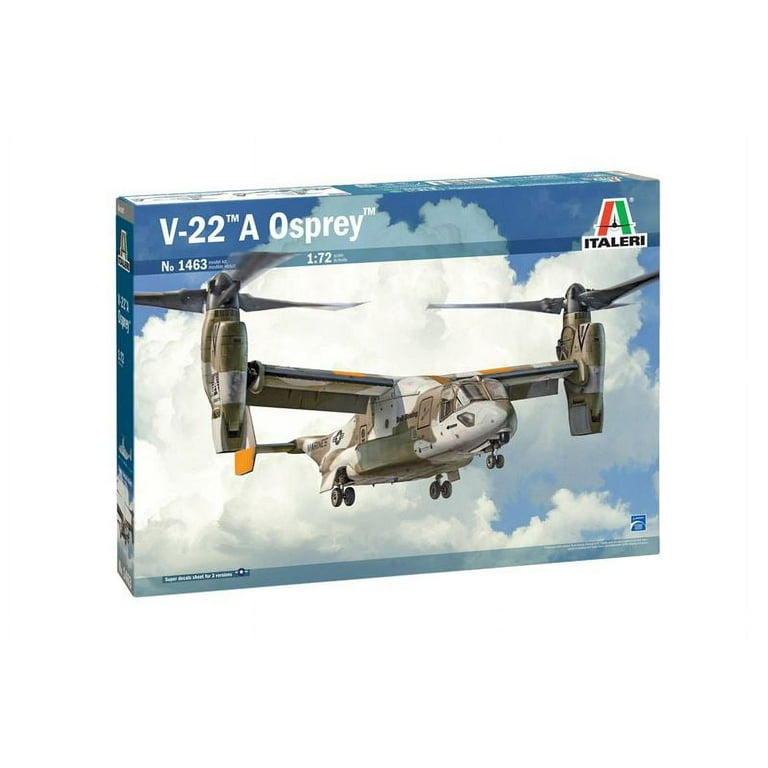 Italeri 1463 Bell-Boeing V-22A Osprey 1/72 Scale Plastic Model Kit