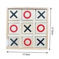 thumbnail image 3 of Forma geométrica Portátil Rompecabezas de Juguete educativo de interacción de Ajedrez XO para en hogar Salvador tres en raya, 3 of 7