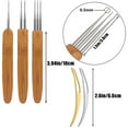 thumbnail image 3 of Dreadlock Crochet Hook Tool Kit Braid Hair Dreadlocks Needle Weaving Crochet DIY Braid Hair Weaving Tool Braid Craft Knit Hair Styling for Braid Craft (0.5mm), 3 of 10