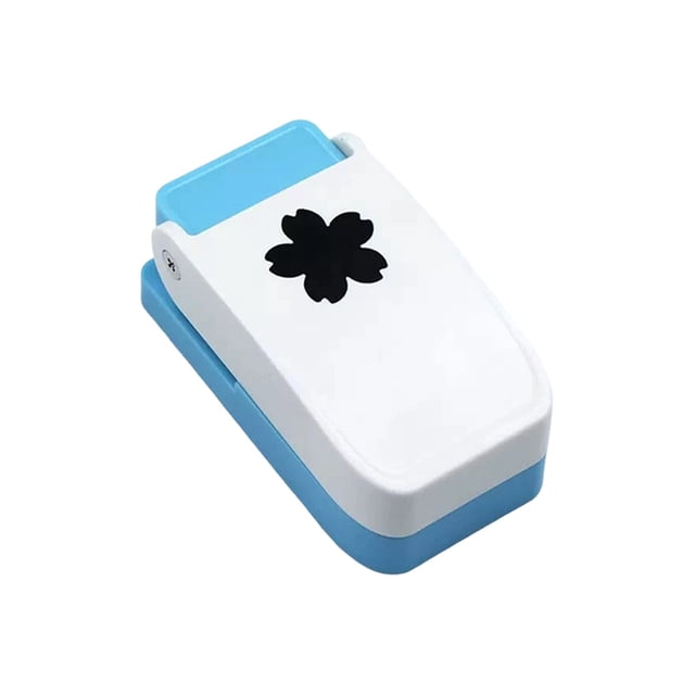 Scalloped Rectangle Lever Action Paper Punch Tool for Crafting Scrapbooking and DIY Card Making Arts Projects