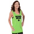 thumbnail image 4 of Mama Bear Paw Print Cute Mothers Day Tank Top Tee Shirt Women Brisco Brands X, 4 of 6