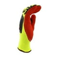 thumbnail image 3 of Cordova 7739S OGRE-CR+ 13-Gauge Gloves, Hi-Vis Yellow HPPE/Glass Shell, TPR Protectors, Interior Foam Palm Padding, Red Sandy Nitrile Palm Coating, ANSI Cut Level A4, Small, 3 of 3