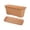 11.9in Brown#06-1pc, variant on 11.88in Rectangular Wavy Window Planter Box, Plastic Balcony Rail Mount Flower Trough, Outdoor Indoor Herb & Flower Growing Holder