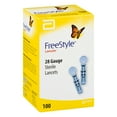 Freestyle Lancets, 28 Gauge, 100 Count
