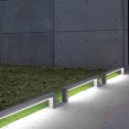 thumbnail image 7 of Linear Wall Lights, Solar Outdoor Led Lights, Plastic Construction, 2-tone Warm White and Cool White, for Garden Pathways, Patio Walls, and Driveway Borders, by FAJHHA, 7 of 7