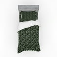 thumbnail image 2 of Ambesonne Tropical Bedding Set 4 Pcs, Exotic Foliage Hand Drawn, Queen, Sage Green Black, 2 of 3