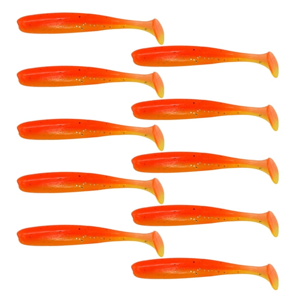 Bangcool 10PCS Fishing Bait Lifelike Plastic Glitter Fishing Lure Fishing Crankbait