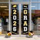 thumbnail image 5 of Pancartas de graduación para el porche, Clase de 2026, ¡Felicitaciones, Graduados! Decoraciones para la puerta: Letreros colgantes para la decoración de la fiesta en la puerta principal., 5 of 6