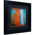 thumbnail image 2 of Trademark Fine Art "Orange Swatch" Canvas Art by Nicole Dietz Black Matte, Black Frame, 2 of 4