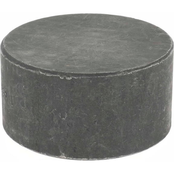 Cap Cap, 1-1/2" Pipe, Socket Weld, Black Forged Steel, Class 3000