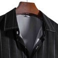 thumbnail image 5 of BOBOGOJP Chemises Décontractées à Manches Courtes Chemise Classique Tissée Douce, Noir M, 5 of 5