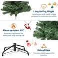 thumbnail image 6 of Senfot 7.5Ft Artificial Christmas Tree with Lights, Premium Spruce Hinge Material, Holiday Xmas Tree with Metal Hinges and Collapsible Base for Office Decorations and Home Gatherings, 6 of 8