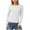 White, variant on COMVALUE Women's Long Sleeve Tops Crew Neck Fitted Basic Tee Cozy (Grey, M)