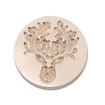 thumbnail image 1 of Cuadros Decorativos Sello de cera de sellado redondo de 25mm cabezal de sello Likrtyny de cera de ciervo navideño suministros de artesanía sello de sellado para sobre de invitación, 1 of 6