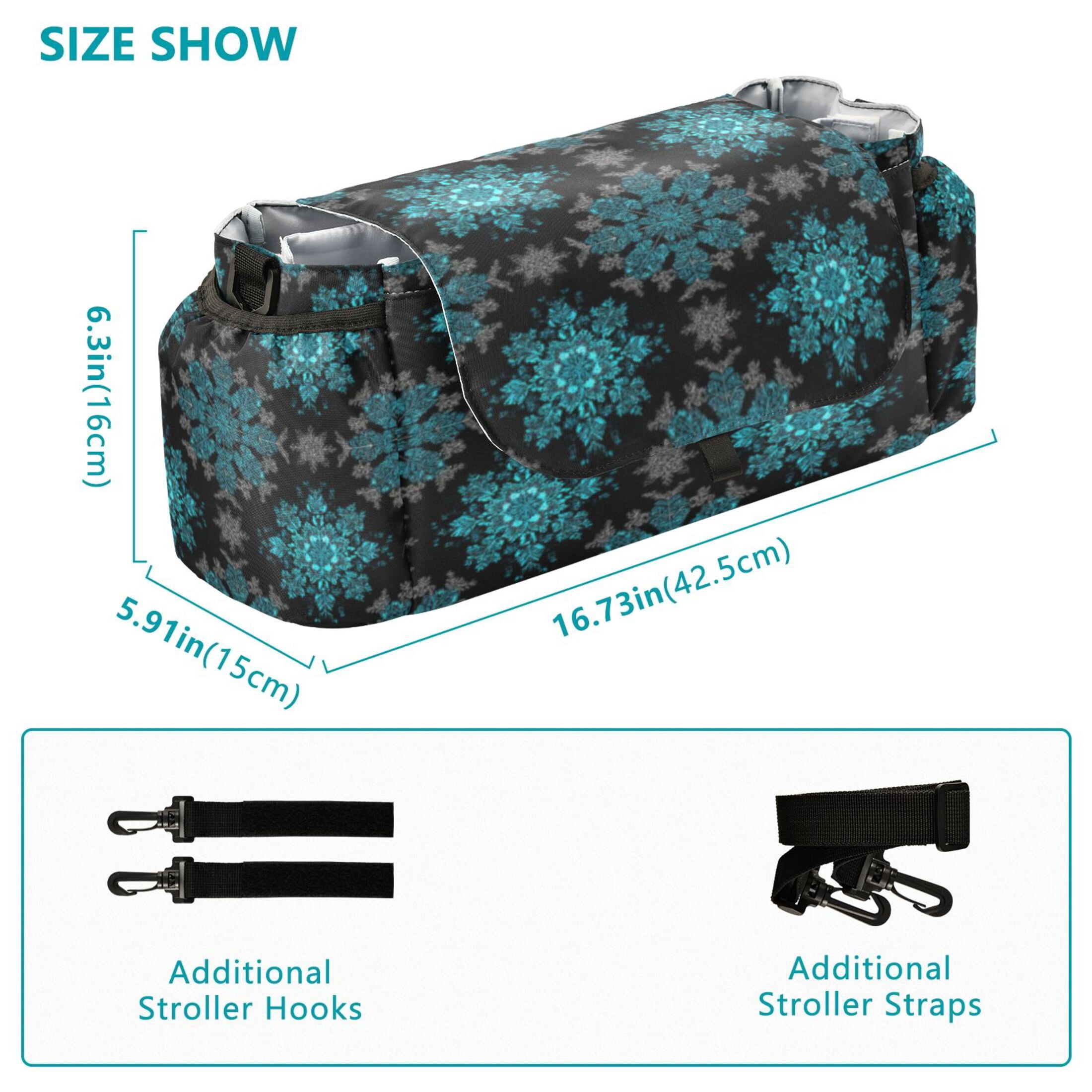 DIXRUYEE Stroller Organizer Azulstar Printed