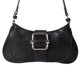 thumbnail image 2 of Bolso de hombro elegante para mujer Bolso de mano clásico retro resistente a los arañazos (negro), 2 of 5