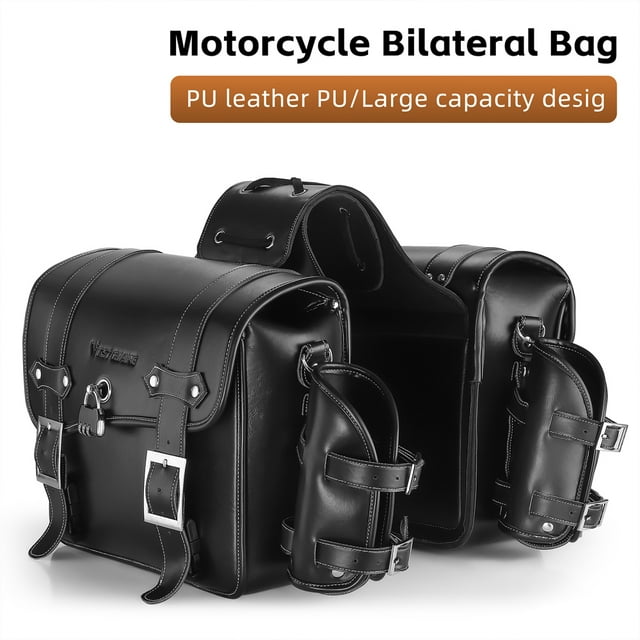 Motorcycle bag,Tools Side Rearseat Universal Rear Side Universal Side Rusuo Synthetic Leather Side Universal Side Saddle Tool Rearseat Rear Saddle Tool Rearseat Huiop Rearseat Rearseat