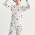 thumbnail image 5 of OJSFQUFP Cartoon Print Thermal Underwear 2Pcs Set Older Boys and Girls Soft Warm Base Layer for Fall and Winter (1-16Y), 5 of 5