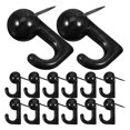 thumbnail image 2 of 30pcs 20 Lbs Pin Hooks Push Pin Hangers Metal Hooks Picture Hanging Nails for Home Office or Fabric Wall Decor, 2 of 7