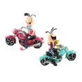 thumbnail image 1 of GROWTH TANK 2 Pcs Statue de Poupée Moto Figurines de Collection pour Salon Table, 1 of 5