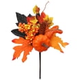 thumbnail image 2 of 4 Pcs Fall Pumpkin Maple Leaf Picks, Autumn Tiered Tray Decor for Coffee Bar, Kitchen Counter, Shelf Styling, Harvest Seasonal Home Accents, 2 of 5