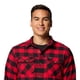 thumbnail image 3 of Camisa Columbia Bearmouth Springs de franela para hombre Mountain Red, 3 of 3