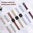 thumbnail image 3 of 3 Pack Snowflake Engraved Bands Compatible with Apple Watch Bands Ultra 2/Ultra SE Series 9/8/7/6/5/4/3/2/1 38mm 40mm 41mm 42mm 44mm 45mm 49mm Women Men, 3 of 6