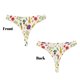 thumbnail image 3 of Balery Vegetable Tangas de Algodón para Mujer con Estampado – Ropa Interior Sexy, Transpirable, G-string-4X-Large, 3 of 6
