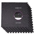 thumbnail image 2 of Xspec  1/2" Thick 48 sq ft Rubber Top EVA Foam Exercise Home Gym Mat 12 Pcs,, 2 of 8