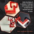 thumbnail image 5 of Labymos 90 Degree Positioning Squares DURA 4 Pcs 4 Inch Right Angle Clamp Woodworking Carpenter, 5 of 5