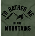 thumbnail image 2 of Rather Be In Mountains Hiking Life Unisex Plus Fleece Graphic Hoodie Brisco Brands 5X, 2 of 5