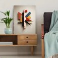 thumbnail image 5 of Geometric Abstract Sculpture Canvas Print Wall Art for Living Room Bedroom Office Dining Room Decor, 5 of 8