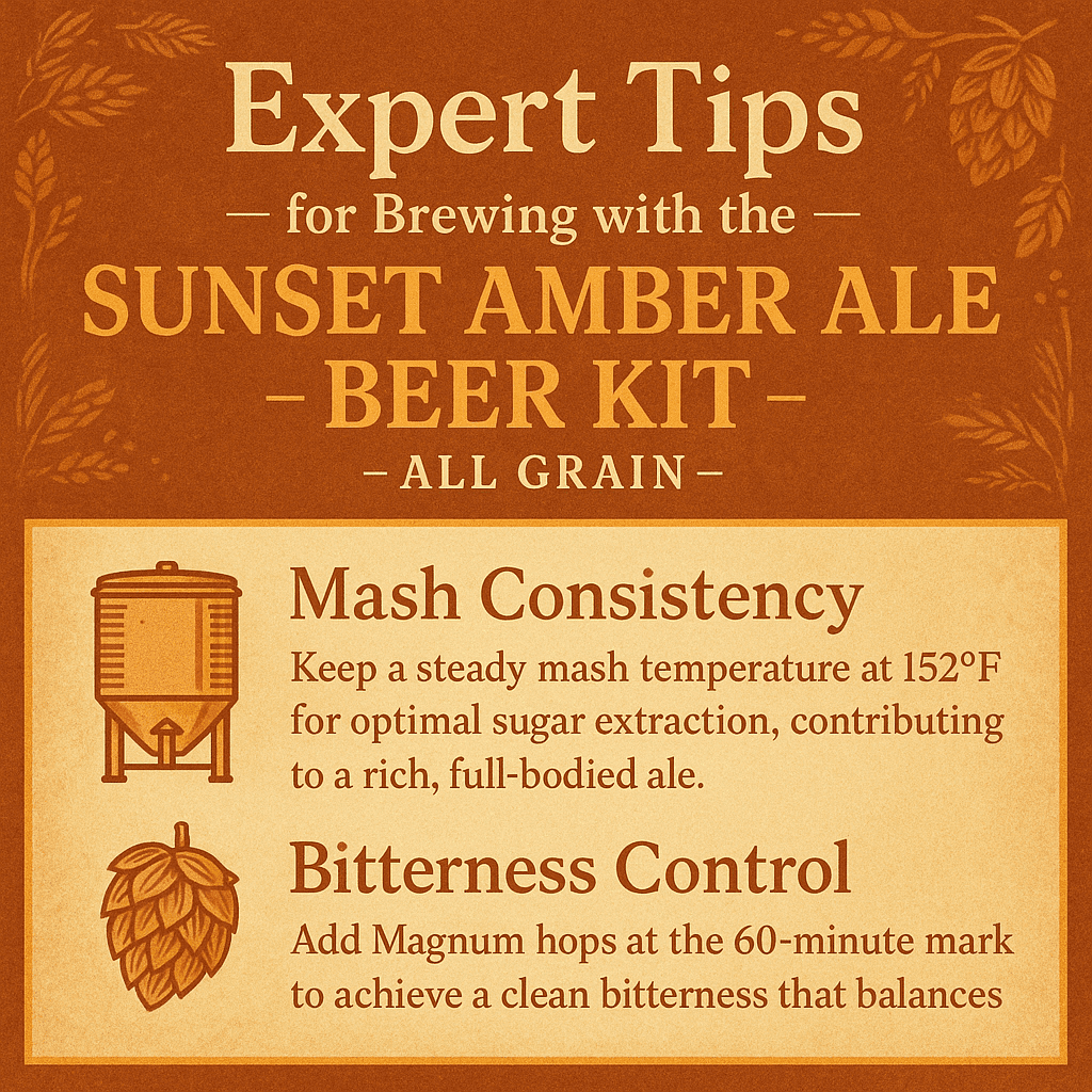 Label Peelers Sunset Amber Ale Beer Kit - All Grain