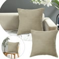 thumbnail image 2 of Wiueurtly 2 Pcs Coussin en Velours Côtelé pour Canapé Salon Housse de Coussin, 2 of 8