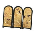 thumbnail image 1 of Mini biombo decorativo plegable para escritorio, diseño de paisaje tradicional, pájaros y Estilo C, 1 of 9