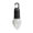 Silver, variant on Riousery Rechargeable Portable Outdoor Ambient Light LED Multi-Function Camping Lantern, 3 Adjustable Brightness Levels, 400mAh Battery, T01 Black (7.08 inches / 18 cm)