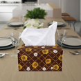 thumbnail image 3 of ZUXONGSY Sunflower Tissue Box Covers Modern PU Leather Tissue Box Holder with Buckle Rectangular PU Long Tissue Box Cover Easy to Clean Tissue Box Home Indoor Decor, 3 of 7