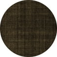 thumbnail image 1 of Ahgly Company Indoor Round Oriental Brown Industrial Area Rugs, 8' Round, 1 of 4