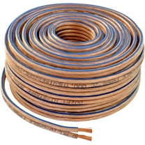 Car Home Audio Speaker Wire Transparent Clear Cable 12AWG 100ft 12/2 Gauge