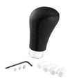 thumbnail image 2 of Gear Knob Aluminum Alloy PU Leather Modification Fit for Manual Cars Stitch, 2 of 8