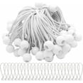 thumbnail image 1 of Paquete de 75 cuerdas elásticas tensoras con bolas, cuerdas elásticas, bolas elásticas para carpas, tiendas de campaña, pancartas y lonas, 1 of 5
