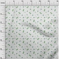thumbnail image 2 of oneOone Cotton Jersey Green Fabric Leaves Watercolor Quilting Supplies Print Sewing Fabric By The Yard 58 Inch Wide, 2 of 4