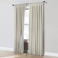 thumbnail image 7 of Thermaplus Ventura Tab Top Curtain Panel Pair Window Dressing each 78 x 84 in Natural, 7 of 7