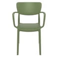 thumbnail image 4 of Compamia Lisa Dining Arm Chair in Olive Green finish, 4 of 8