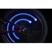 Spin Brightz LED Bicycle Spoke Tube Lights, Weather-Resistant, for 1 Wheel, Blue