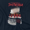 thumbnail image 2 of Chilling Adventures of Sabrina Dark Baptism Women's T Shirt, Navy, X-Large, 2 of 6