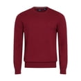 thumbnail image 6 of Chaps Men's & Big Men's Solid Cotton Crewneck Sweater, Sizes S-2XL, 6 of 7